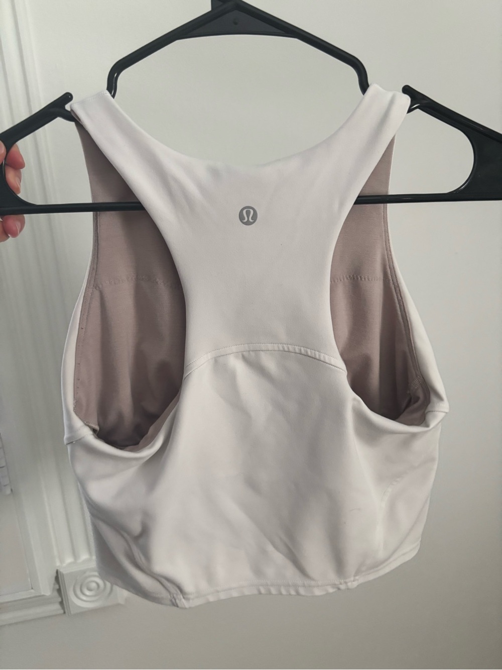 Lululemon Wunder Train Racerback Tank Top White size 6